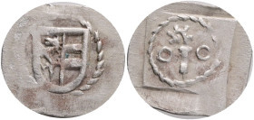 Austria 1 Pfennig FREDERICK IV. Of EMMEMBERG 1441-1452 Salzburg, Rad#VII/11 Ag. 0,50g irregular R!
VF
