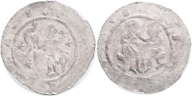 Bohemia VLADISLAUS I. 1 Denar, ND, (1110-1113), Cach#532 Billon 0,55g, 17 mm, Olomouc 
VF