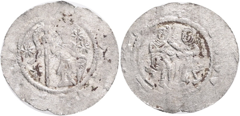Bohemia VLADISLAUS I. 1 Denar, ND, (1110-1113), Cach#532 Billon 0,56g, 17 mm, Ol...