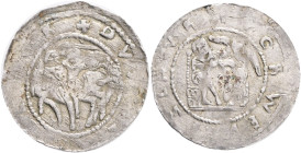 Bohemia VLADISLAUS I. 1 Denar, ND, (1120-1125), Cach#559 Billon 0,80g, 17 mm 
VF