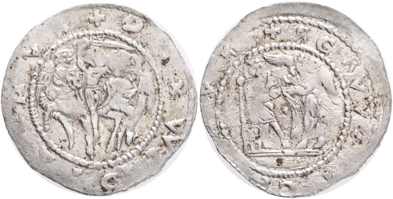 Bohemia VLADISLAUS I. 1 Denar, ND, (1120-1125), Cach#559 Billon 0,63g, 17 mm 
V...