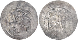 Bohemia VLADISLAUS I. 1 Denar, ND, (1120-1125), Cach#561 Billon 0,61g, 17 mm , dark patina
VF