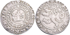 Bohemia VÁCLAV II. Prague Groschen, ND, 1300-1305 , typ Smolik#1., Ag. 3,74g, 28mm Kutná Hora (Kuttenberg) extraordinary specimen
XF