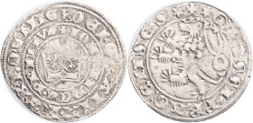 Bohemia JAN LUCEMBURSKÝ ( the Blind) Prague Groschen, ND, (1310-1346) , typ Castelin 32, Ag. 2,54g, 27mm Kutná Hora (Kuttenberg) RARE!
VF