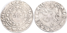 Bohemia JAN LUCEMBURSKÝ ( the Blind) Prague Groschen, ND, (1310-1346) , typ Castelin 27, Ag. 3,72g, 27mm Kutná Hora (Kuttenberg) RARE!
VF