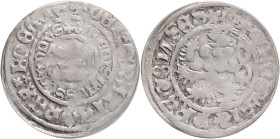 Bohemia VLADISLAV II. Prague Groschen, ND, (1471-1516) , typ Há#VI., Ag. 2,40g, 27mm Kutná Hora (Kuttenberg) 
VF