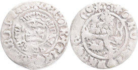 Bohemia VLADISLAV II. Prague Groschen, ND, (1471-1516) , typ Há#VI., Ag. 2,54g, 27mm Kutná Hora (Kuttenberg) 
VF