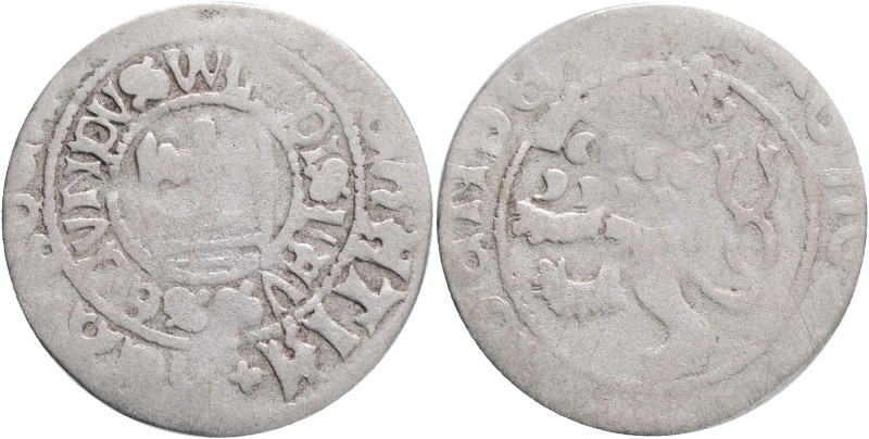 Bohemia VLADISLAV II. Prague Groschen , ND, (1471-1516), typ Há#XII., Ag. 2,11g,...