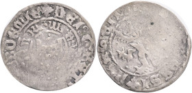 Bohemia VLADISLAV II. Prague Groschen, ND, (1471-1516).,RR!, typ Hás#XXIV Ag. 1,88g, 27mm Kutná Hora (Kuttenberg)
VF