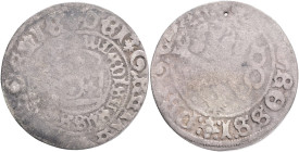 Bohemia VLADISLAV II. Prague Groschen , ND, (1471-1516),.,RR!, typ Hás#XXIII, Ag. 2,55g, 28mm, Kutná Hora (Kuttenberg) , small hole 
VF-