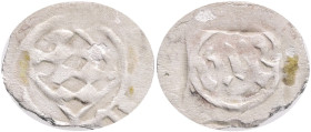 Germany 1 Pfennig Schwarzpfennig LOUIS III. JOHAN Neumarkt and OTTO I. Of Pfalz-Mosbach 1443-1460, Rad#XIV/5, Ag. 0,24g irregular R!
VF