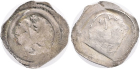 Germany 1 Pfennig Not found , Ag. 0,84g irregular
F