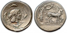 SICILY - SYRACUSE Gelon 485-478 B.C
Tetradrachm