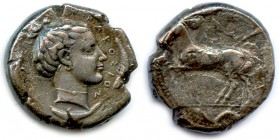 SICILY - SYRACUSE Democratia 465-405 B.C
Tetradrachm