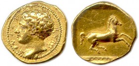 SICILY - SYRACUSE 405-367 B.C
50 Litrae or Decadrachm