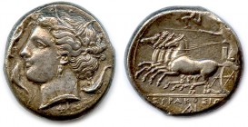SICILY - SYRACUSE Agathoclès 317-289 B.C
Tetradrachm