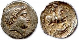 PEONIA - PATRAOS 340-315 B.C
Tetradrachm