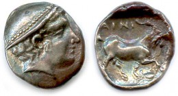 THRACE  - AENOS City 450-400 B.C
Diobole