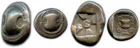 BEOTIA - THEBES 
Two Drachms coins