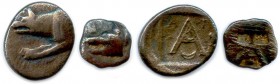 ARGOLIDE - ARGOS 
Two coins with a wolf