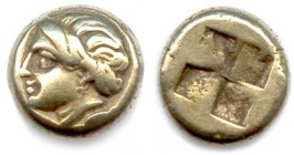 IONIA - PHOCAEA 387-326 B.C
Hecte or 1/6 Statere