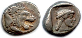 CARIE - CNIDE 550-480 B.C
Drachm