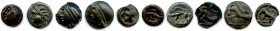 GAUL IIe - Ier century B.C
Five coins