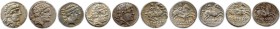 CELTIBERIANS - Iie century B.C
Five coins