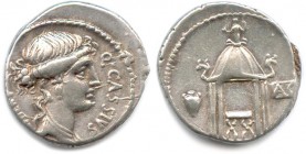 CASSIA Q. Cassius Longinus 55 B.C
Denarius