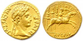 OCTAVIAN AUGUSTUS Caius Iulius Caesar Octavianus 27 avant - 14 après J.-C.
Aureus