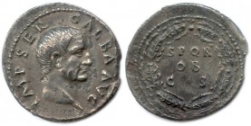 GALBA Servius Sulpicius Galba 2 avril 68 - 15 janvier 69
Denarius