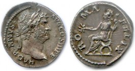 HADRIAN Publius Aelius Hadrianus 11 août 117 - 10 juillet 138
Denarius