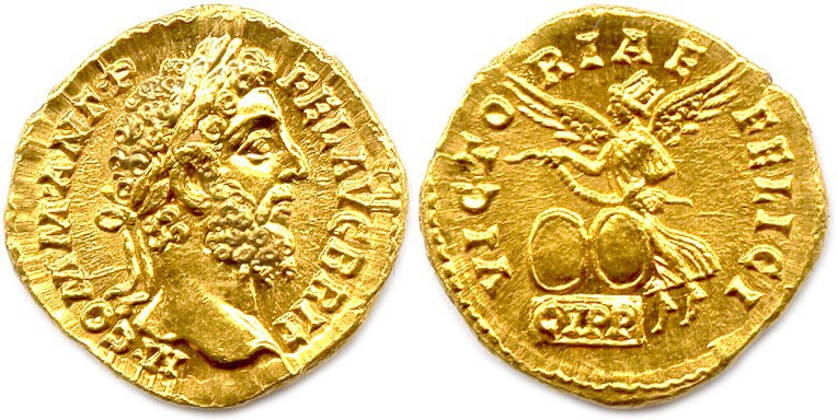 COMMODE Lucius Aurelius Commodus 10 mars 180 - 31 décembre 192
Sa tête barbue et...