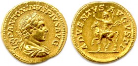 ELAGABALE Marcus Aurelius Antoninus 16 mai 218 - 12 mars 222
Aureus