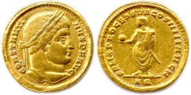 CONSTANTIN 1st THE GREAT Flavius Valerius Constantinus 
 25 juillet 306 - 22 mai 337
Aureus