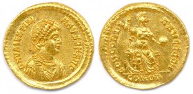 VALENTINIEN II Flavius Valentinianus 22 novembre 375 - 15 mai 392
Solidus