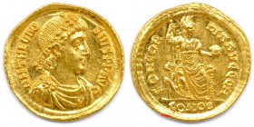 THEODOSE Ist Flavius Theodosius 19 janvier 379 - 17 janvier 395
Solidus