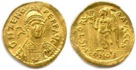 ZENON Flavius Zeno 9 février 474 - 9 avril 491
Solidus