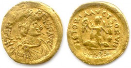 ZENON Flavius Zeno 9 février 474 - 9 avril 491
Tremissis