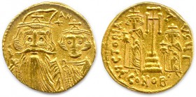 CONSTANT II et CONSTANTIN IV à partir du 2 juin 659
Solidus
