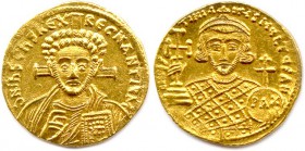 JUSTINIEN II Rhinotmète (2e règne) 21 août 705 - 11 décembre 711
Solidus