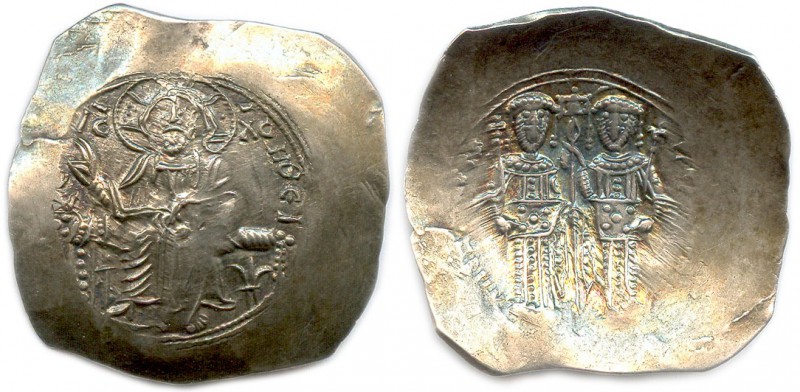 ALEXIS III Angelus Comnène 1195-1203
Le Christ bénissant assis sur un trône. R/....