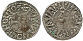 BOURGOGNE - ABBAYE DE CLUNY XIIe-XIIIe siècle (1123-1239)
Denier d’argent à la clé.(0,97 g)