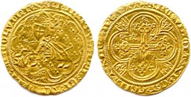 PHILIPPE VI de Valois 1328-1350
Florin Georges d’or (2e émission 27 avril 1346) Montreuil-Bonnin.(4,73 g)