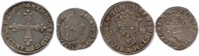 HENRI III et la LIGUE 1574 - 1589 - 1596
Deux monnaies