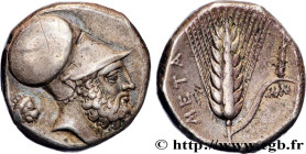 LUCANIA - METAPONTUM
Type : Nomos, statère ou didrachme 
Date : c. 340-330 AC. 
Mint name / Town : Métaponte, Lucanie 
Metal : silver 
Diameter : 19,5...