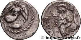 SICILY - KAMARINA
Type : Litra 
Date : c. 461 - 440/435 AC. 
Mint name / Town : Camarina, Sicile 
Metal : silver 
Diameter : 12  mm
Orientation dies :...
