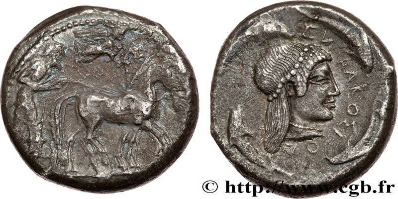 SICILY - SYRACUSE
Type : Tétradrachme 
Date : c. 485-480 AC. 
Mint name / Town :...