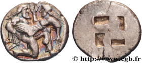 THRACE - THRACIAN ISLANDS - THASOS
Type : Statère 
Date : c. 510-480 AC. 
Mint name / Town : Thasos, Île de Thrace 
Metal : silver 
Diameter : 19,5  m...