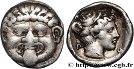 MACEDONIA - NEAPOLIS
Type : Hemidrachme 
Date : c. 400-350 AC. 
Mint name / Town : Néapolis, Macédoine 
Metal : silver 
Diameter : 13  mm
Orientation ...